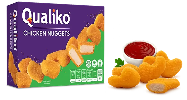 Semifabricate de pui Qualiko — ambalaj